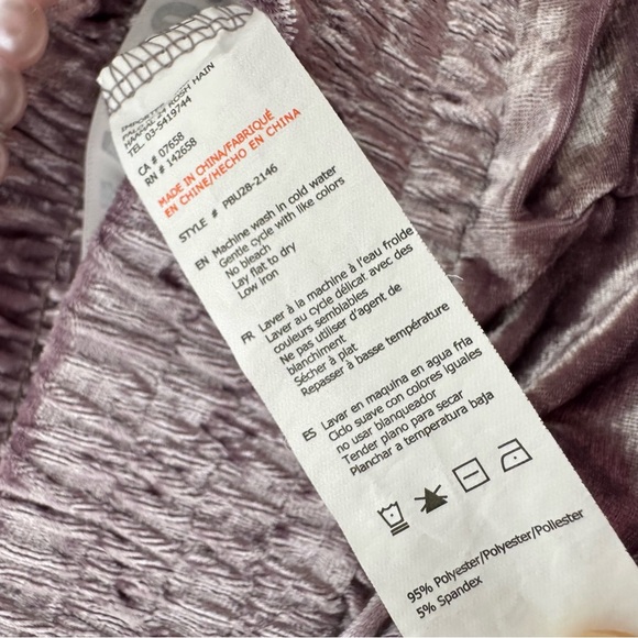 Playboy pants shiny pink velour, velvet with bunny logo embroidery on the side - Picture 8 of 10